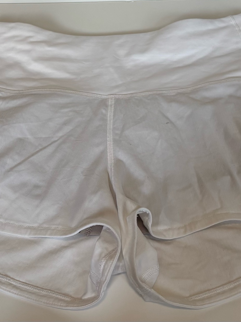 Lululemon White Speed Running Shorts | Women’s Small